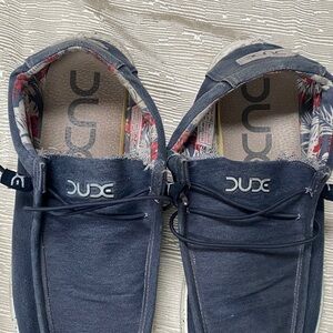 Hey Dude Navy Slip-On Shoes